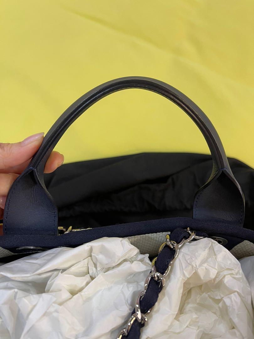 Chanel deauville tote real 2025 vs fake