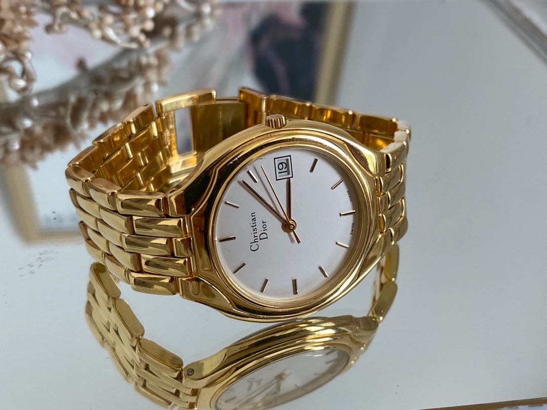 Dior hotsell watch gold