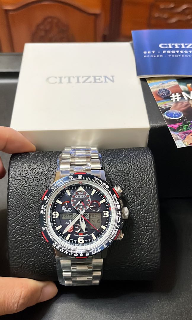 Citizen JY8071-51L 雪鳥空中之鷹, 男裝, 手錶及配件, 手錶- Carousell