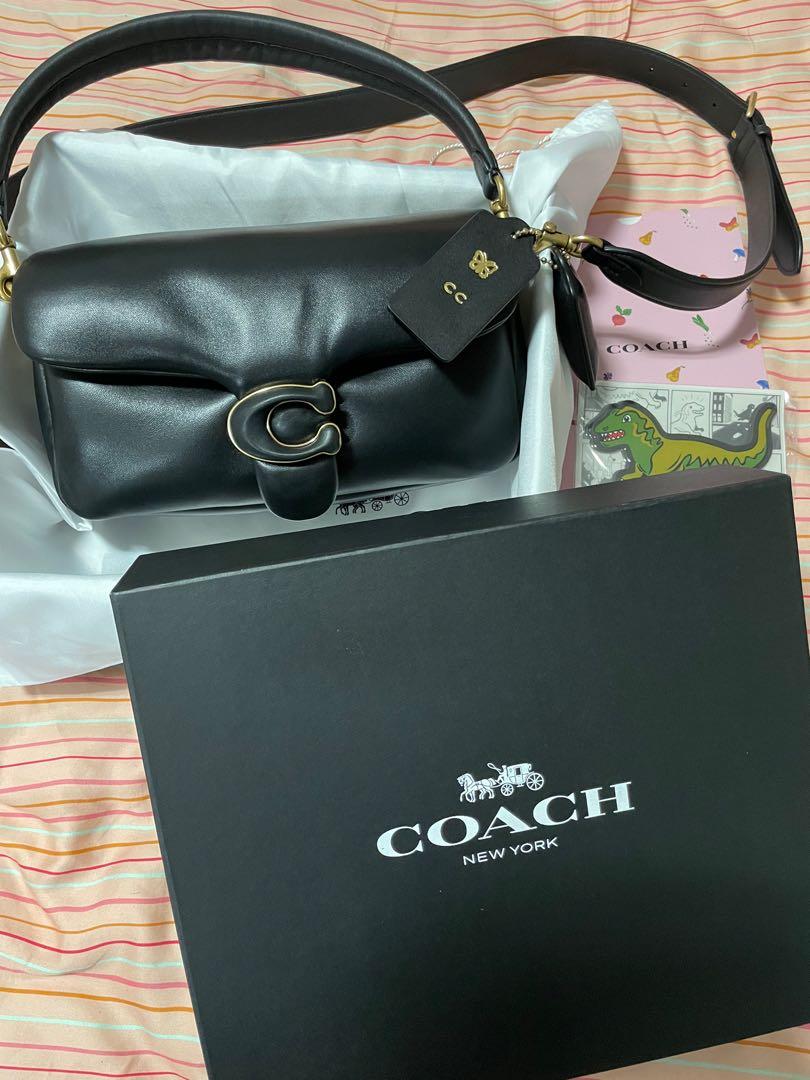 Coach Pillow Tabby Shoulder Bag 26 (Black), Women's Fashion, Bags