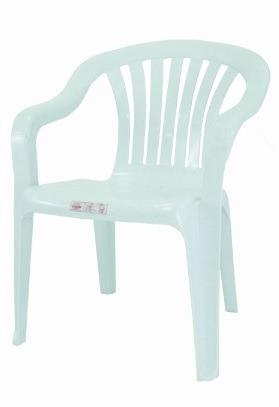 Monoblock with shop armrest
