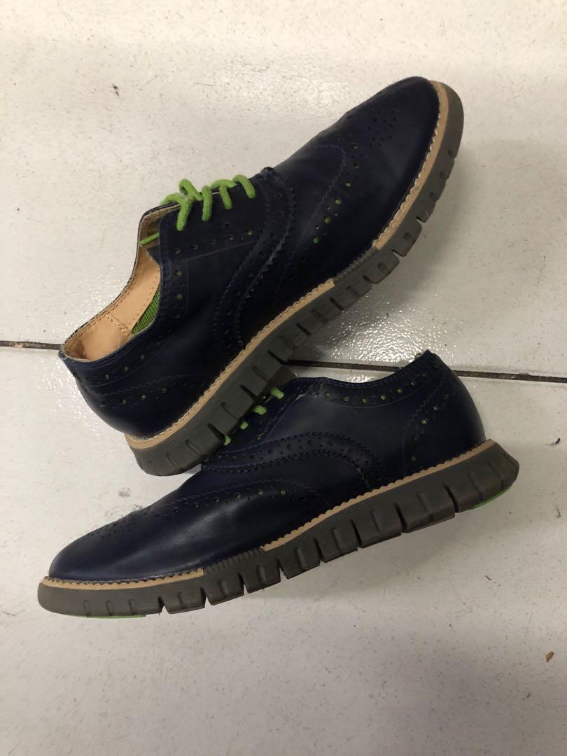 Cole Haan Jr Kids ZeroGrand Oxford Navy 20 21 cm Babies Kids Babies Kids Fashion on Carousell