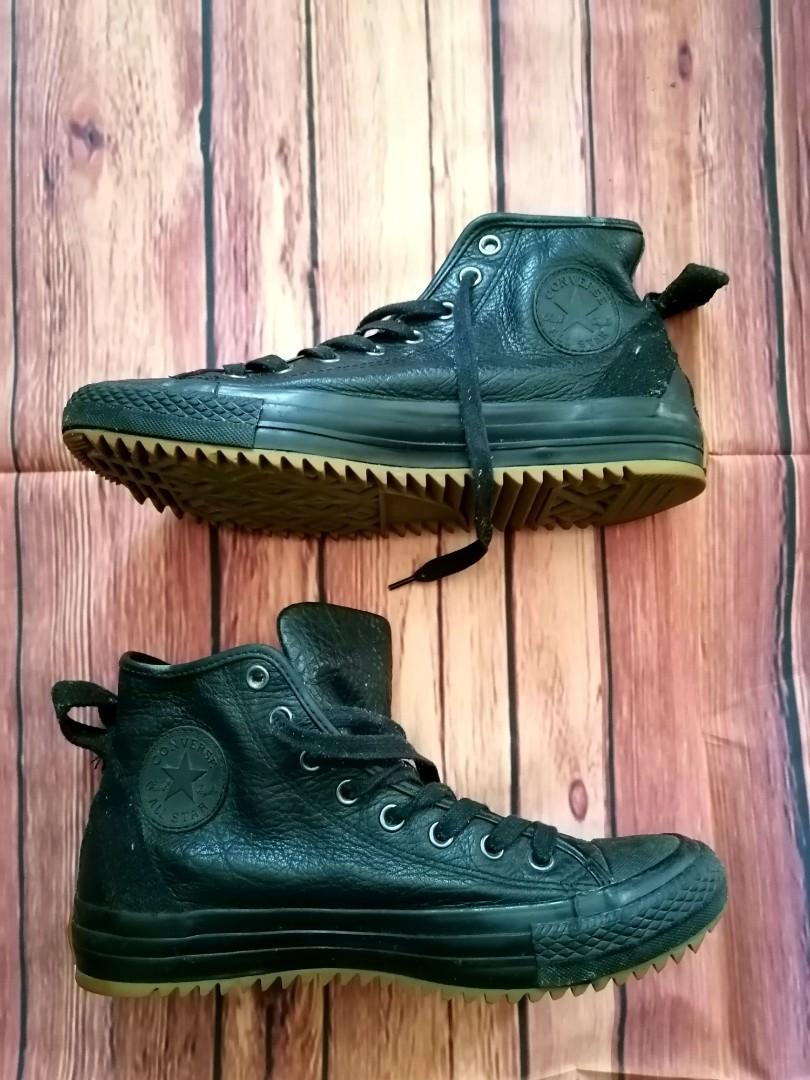 Converse leather high cut online