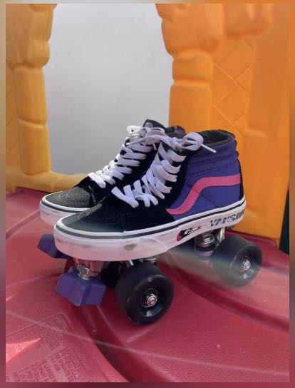 custom van roller skates