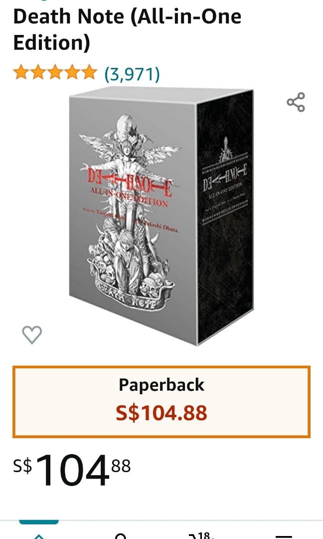 Death note All in one edition (SEALED) English manga, Hobbies & Toys, Books & Magazines, Comics Death note All in one edition (SEALED) English manga, Hobbies & Toys, Books & Magazines, Comics
