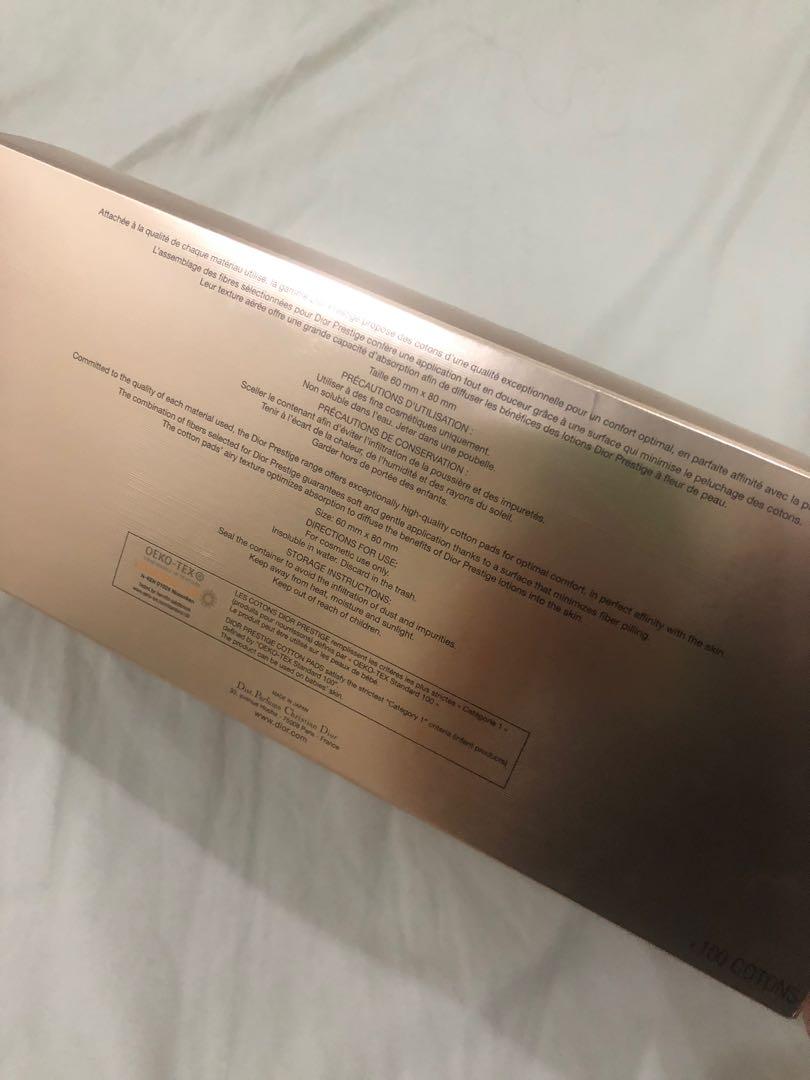 Dior Cotton pad x 100 cottons, Beauty & Personal Care, Face, Face Care