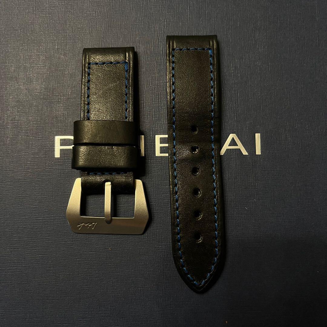 二手Dirk strap for Panerai 沛納海錶帶120/70 24/24, 男裝, 手錶及