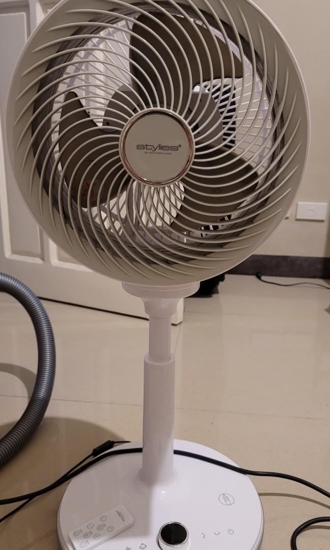 Electric fan with remote control for sale!, TV & Home Appliances, Air