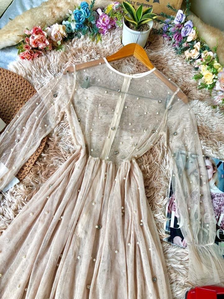 Fairy studded mesh dress