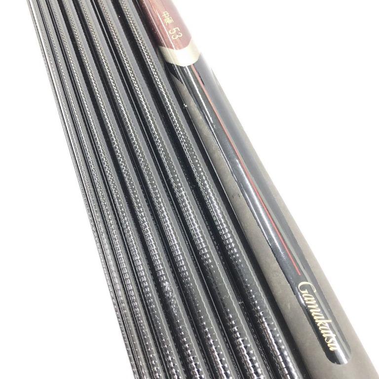 Gamakatsu Gama 溪流MULTIFLEX Multiflex 中硬53 釣魚竿+袋, 運動產品