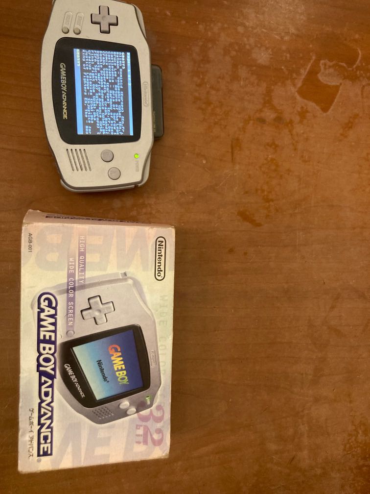 Gameboy Advance backlit mod with Everdrive SD cartridge, Video Gaming