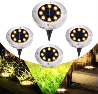 Yellow Mosaic Waterproof LED Solar Powered Garden Lights Decorative Lighting for Landscape Pathway Fence Patio Dust to Dawn Auto On/Off Blue Purple MoKo LED Solar Lights Outdoor Lawn Light 3PCS