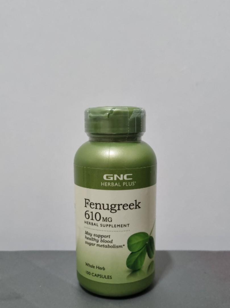 GNC Herbal Plus Fenugreek, Health & Nutrition, Health Supplements