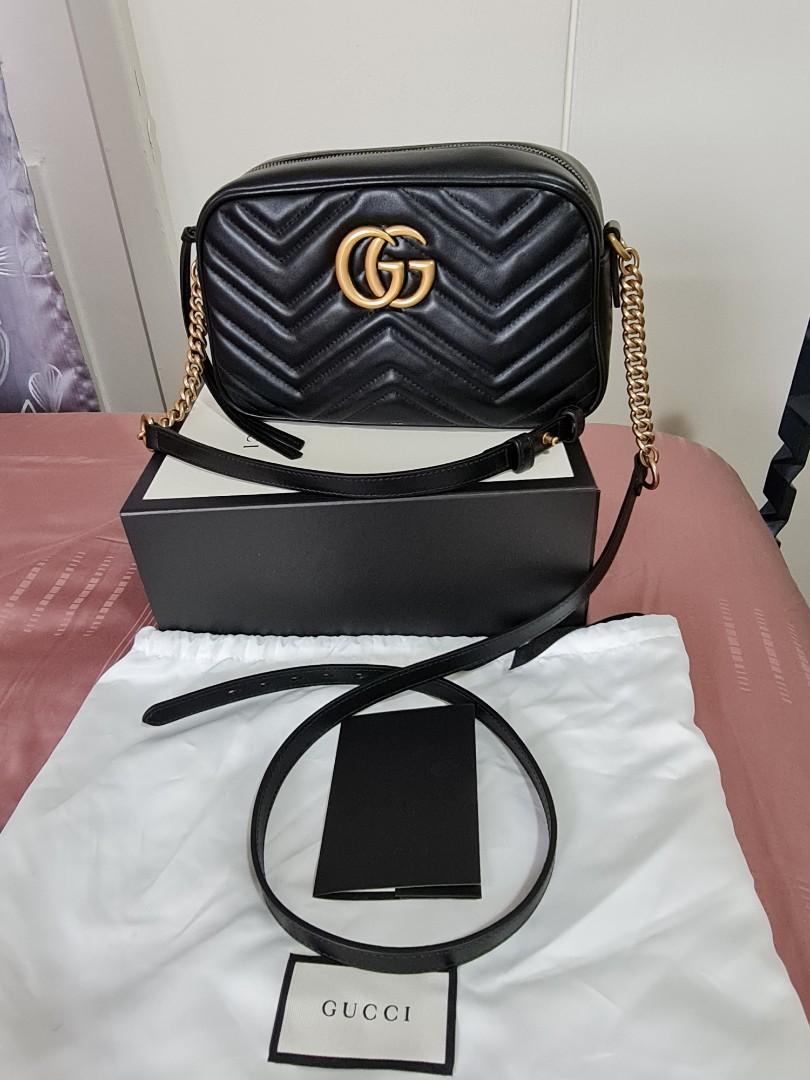 Gucci GG Marmont Small Camera Bag, Luxury, Bags & Wallets on Carousell