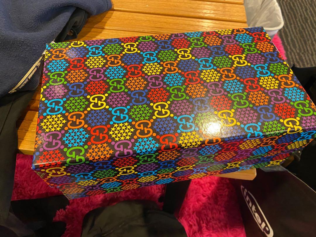 Psychedelic gucci best sale slides