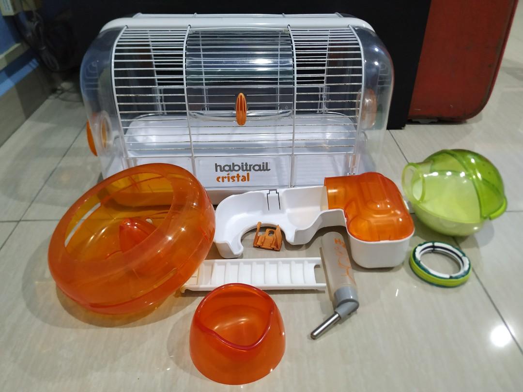 Habitrail cristal cheap hamster habitat