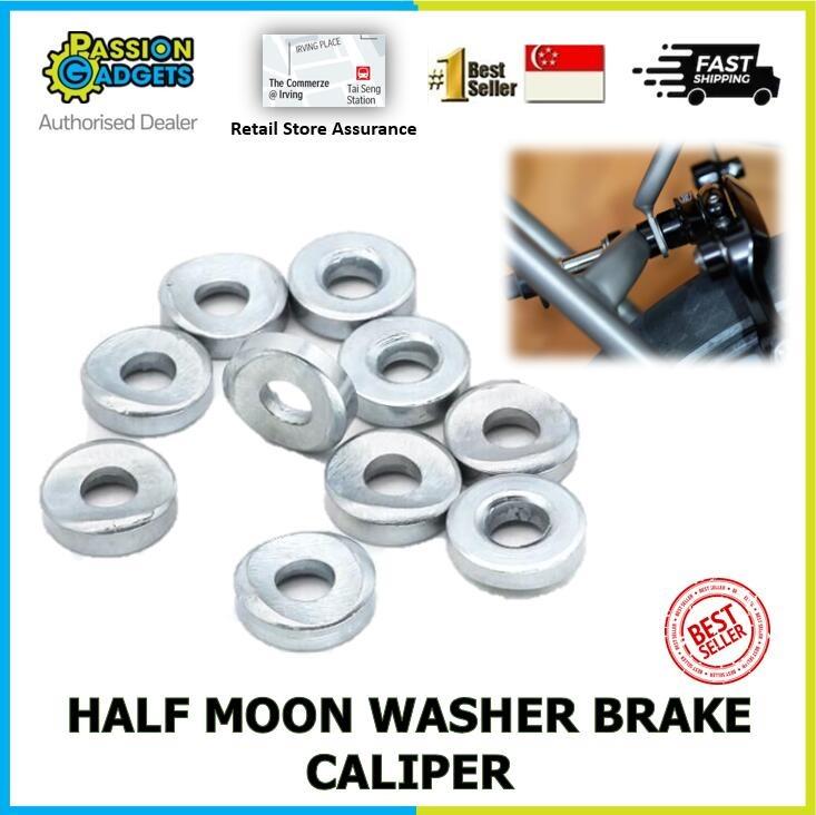 Bicycle centerpull brake center bolt washers hardware NOS serrated concave wash. 