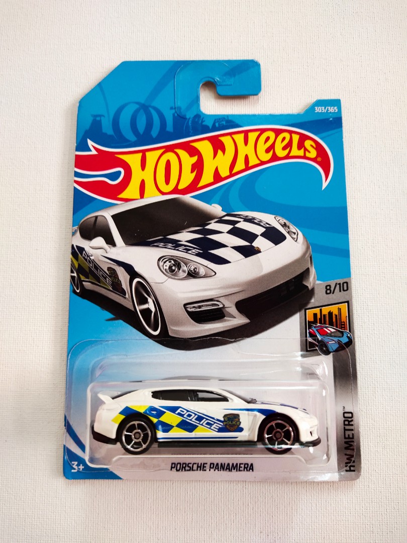 Hot Wheels Porsche Panamera Police Car Hobbies Toys Toys