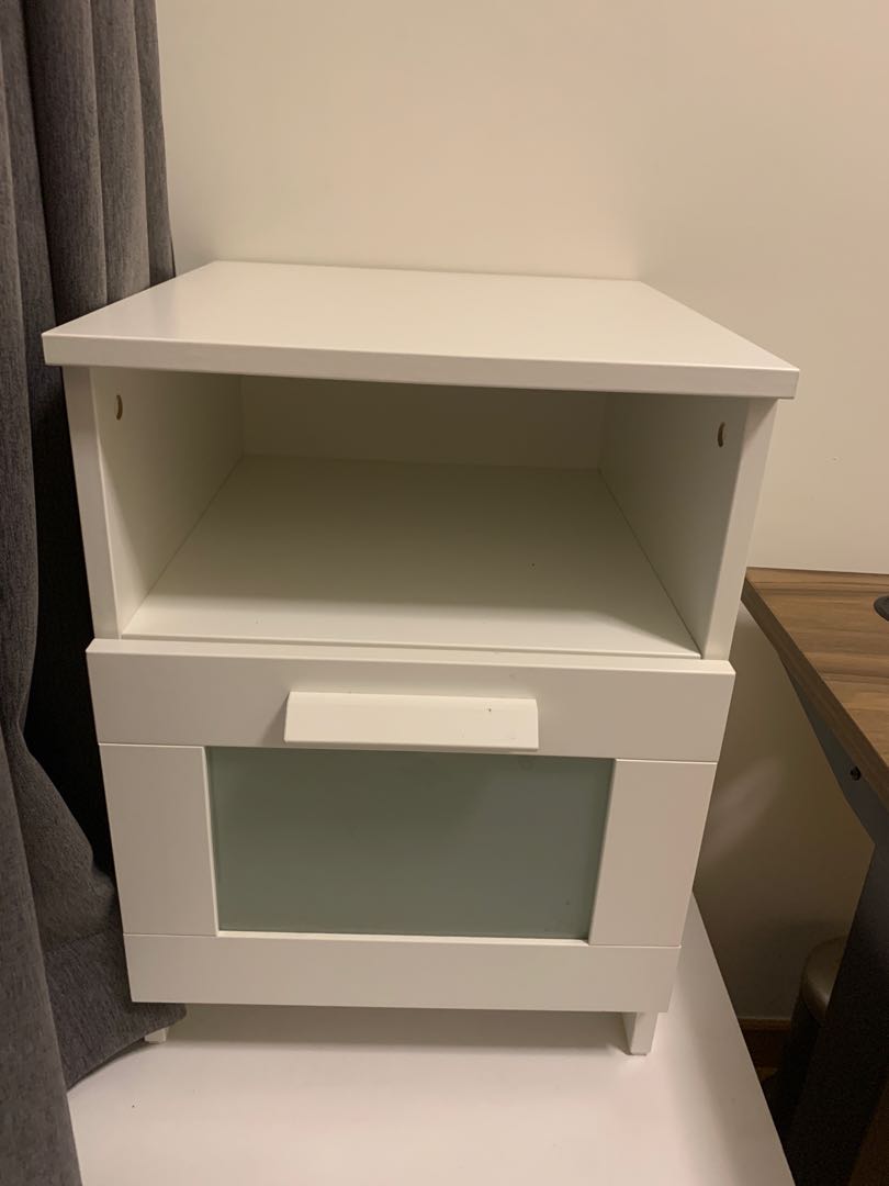 Ikea Brimnes bedside table , Furniture & Home Living, Home Decor, Other Home Decor on Carousell