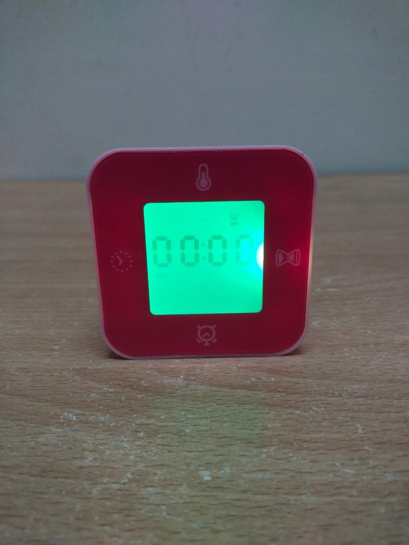 Ikea Clock/thermometer/alarm/timer Pink, Furniture & Home Living, Home