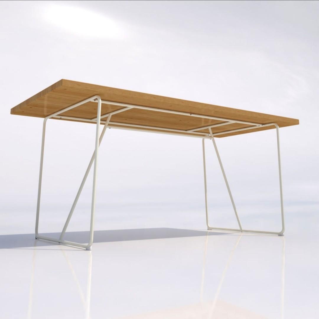 IKEA Ovraryd Bamboo Table, 傢俬＆家居, 傢俬, 桌子 Carousell