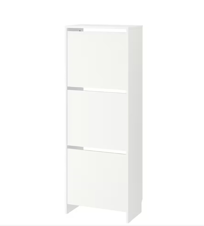 Ikea White Shoe Rack, Furniture & Home Living, Furniture, Shelves, & Racks on Carousell