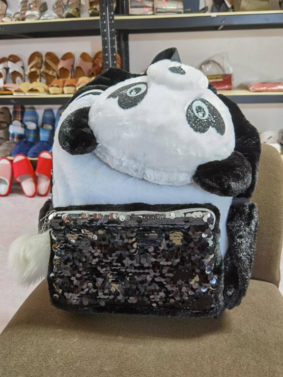 Justice on sale panda backpack