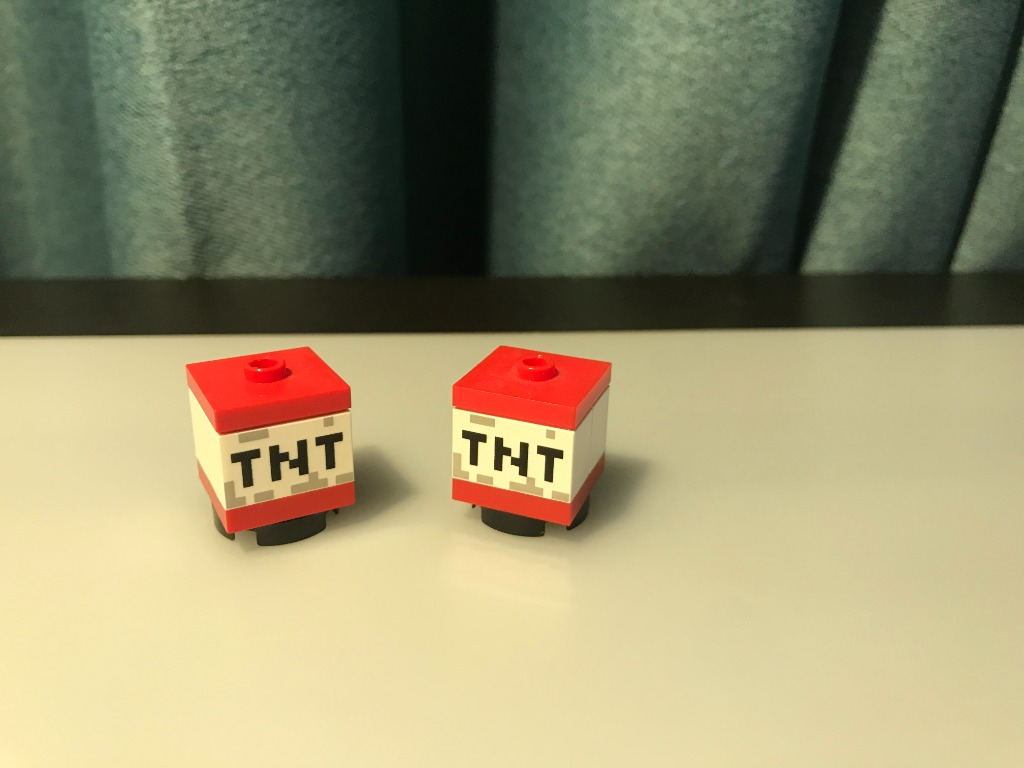 Lego minecraft tnt block hotsell