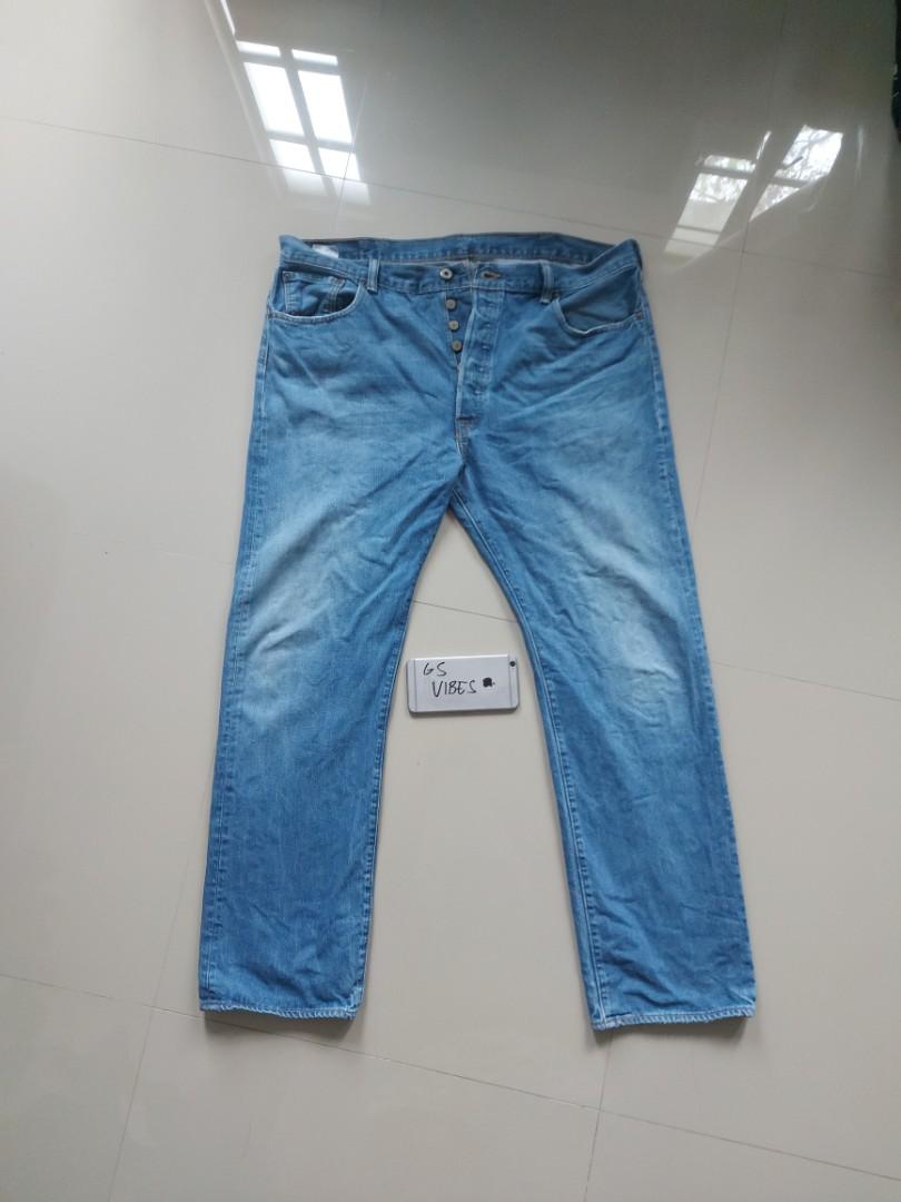 Levis 501 Extended Patch Size 40 (For Big men), Luxury, Apparel on Carousell