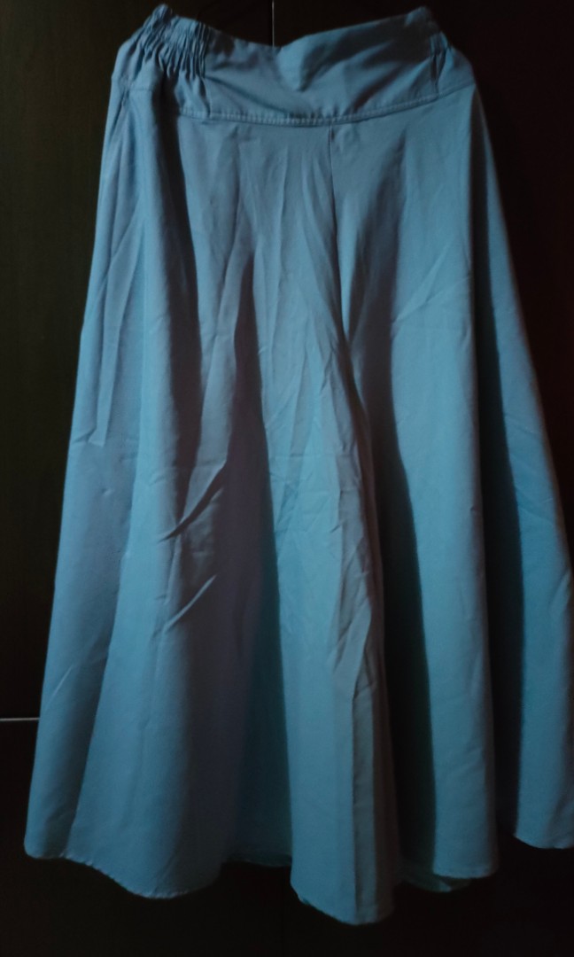 Light Blue Flare Pants, Women's Fashion, Bottoms, Other Bottoms on