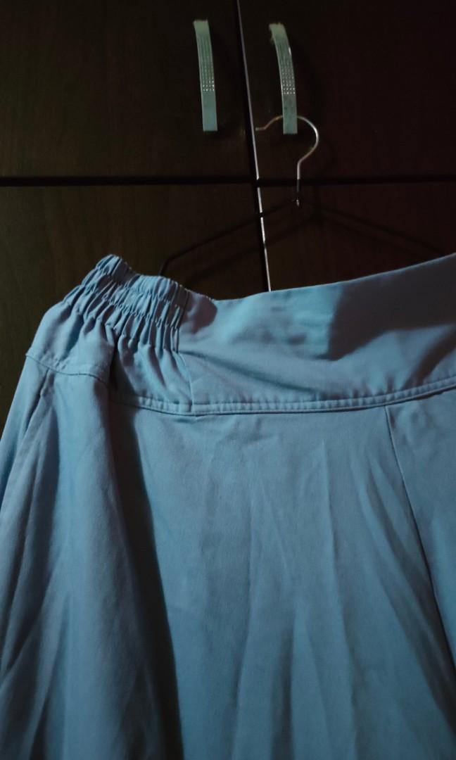 Light Blue Flare Pants, Women's Fashion, Bottoms, Other Bottoms on