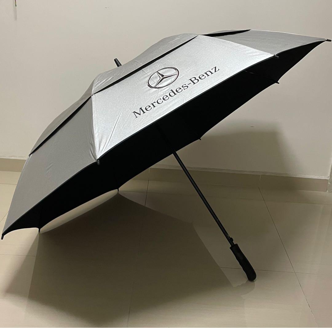 Rare Silver MercedesBenz Golf Umbrella., Hobbies & Toys, Travel