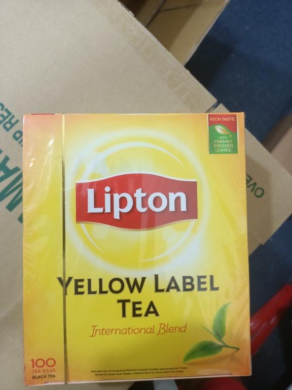 LIPTON YELLOW LABEL TEA, Food & Drinks, Beverages on Carousell