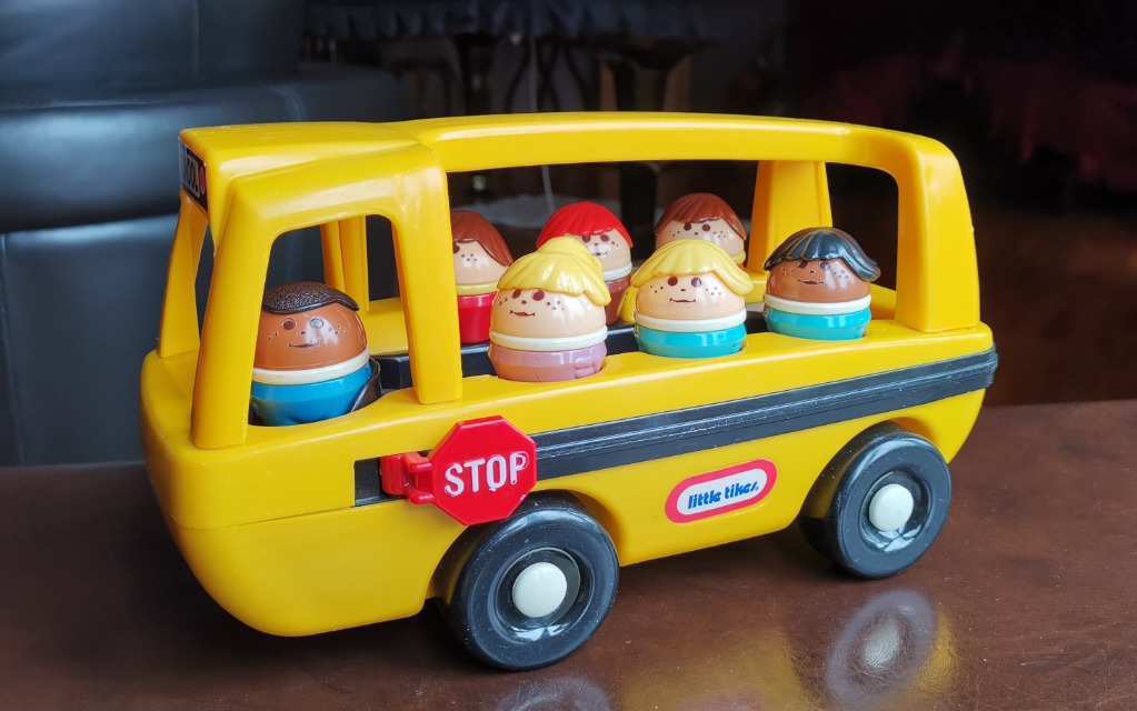 Vintage little tikes school bus discount
