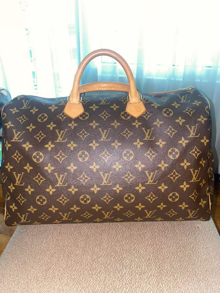 Louis Vuitton Speedy 40 Monogram, Luxury, Bags & Wallets on Carousell