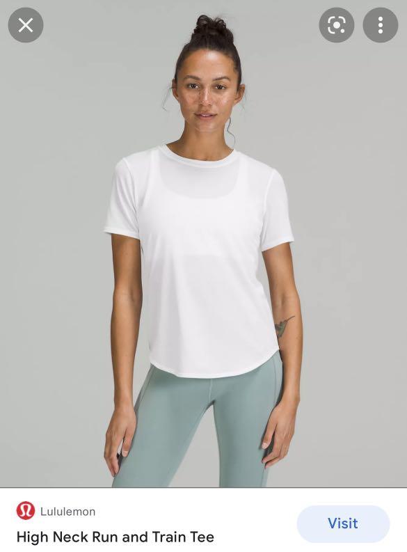 Lululemon align tee white color size 8 L, 女裝, 運動服裝- Carousell