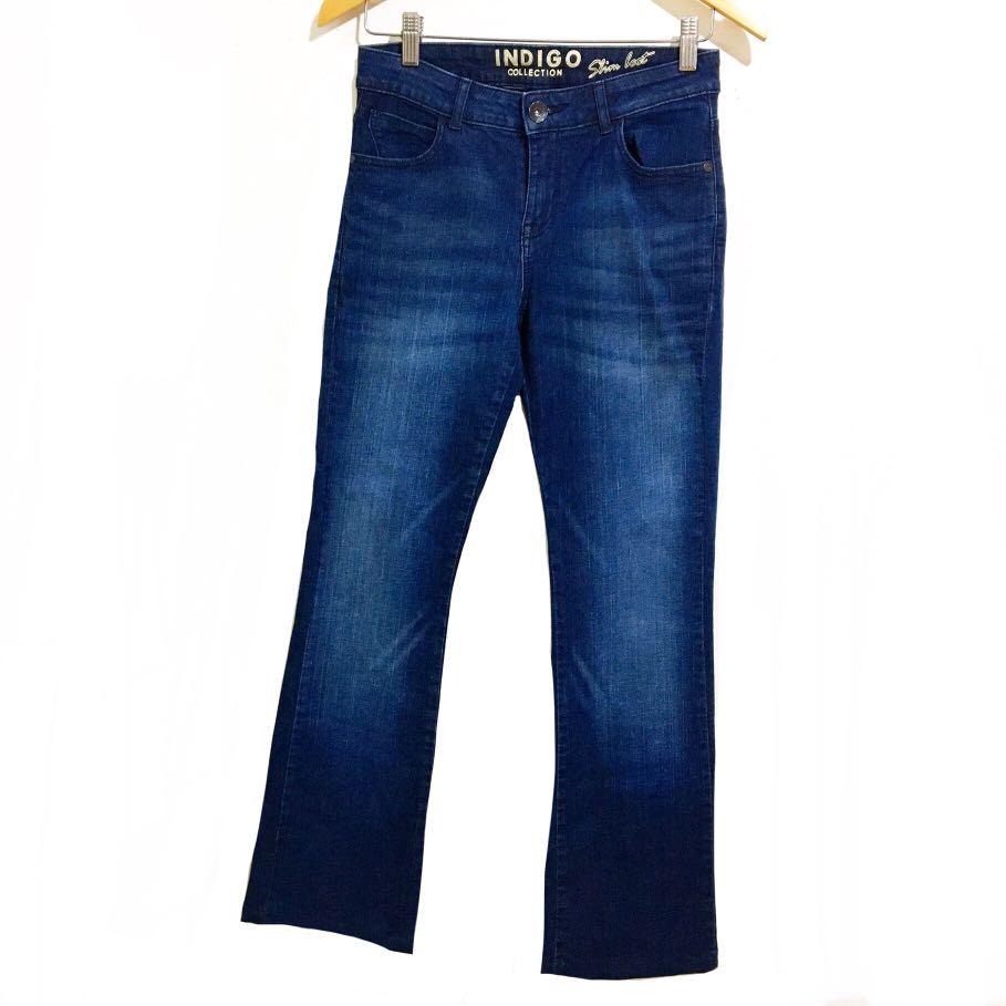 Marks And Spencer Indigo Collection Slim Bootcut Jeans Women s Fashion Bottoms Jeans on Carousell