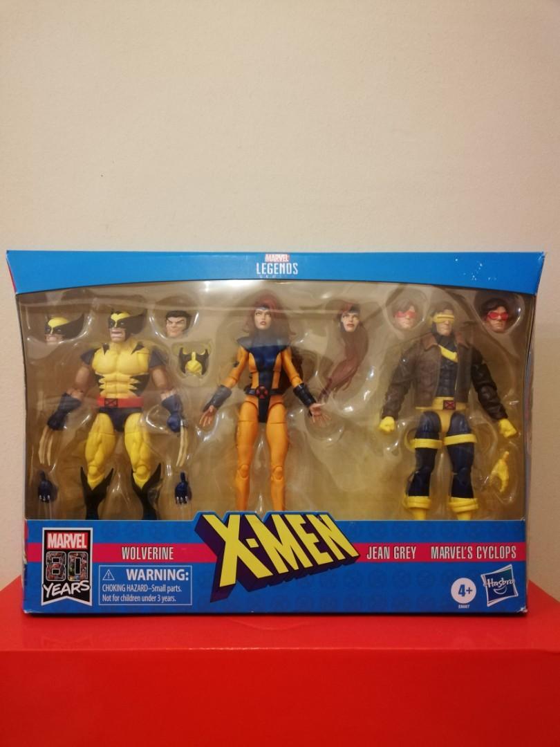 Hasbro Marvel Legends X-Men Wolverine, Jean Grey, Marvel's Cyclops