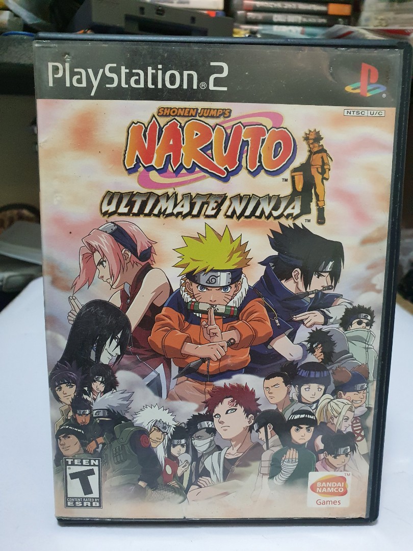 Naruto Ultimate Ninja Manual & Cover (NTSC) (PS2) : Bandai Namco