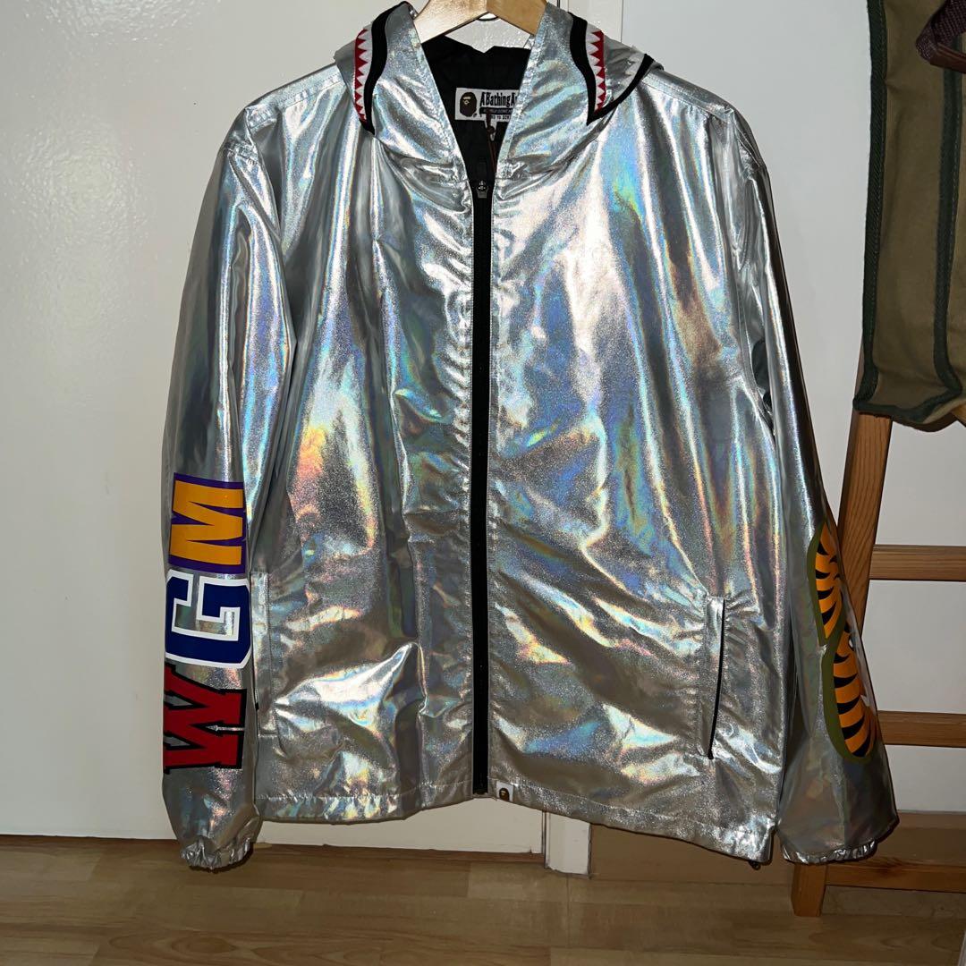 Bape 3m reflective shark hotsell jacket