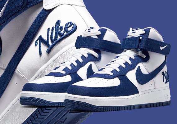Air force outlet high top blue