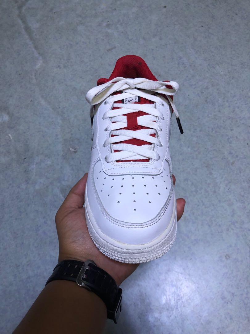 Nike Air Force 1 LV8 1 GS 'Red Satin