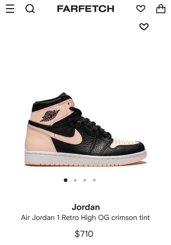 air jordan 1 retro crimson