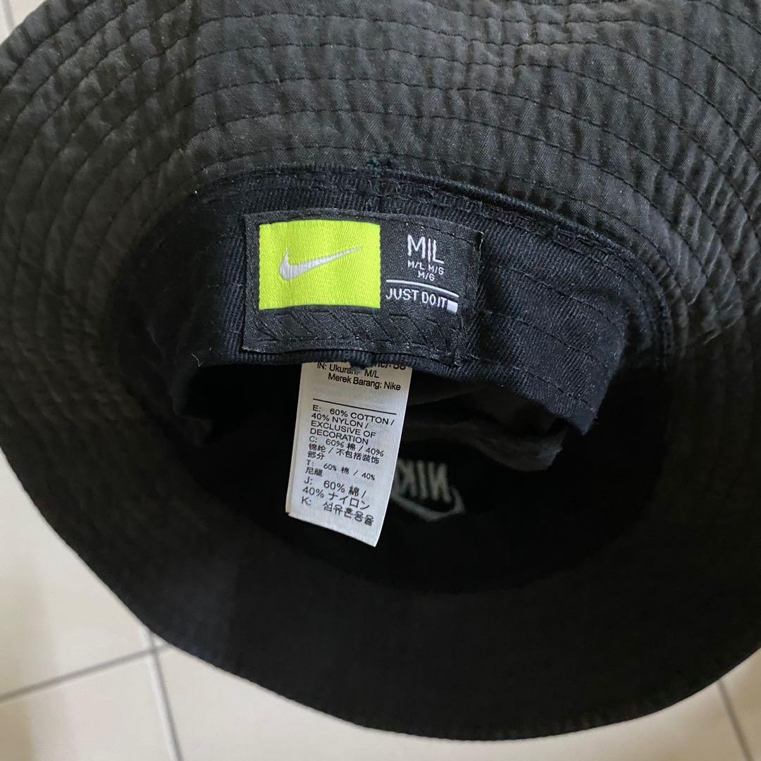 Nike Bucket Hat Unisex Black L/XL, Men's Fashion, Watches & Accessories,  Caps & Hats on Carousell