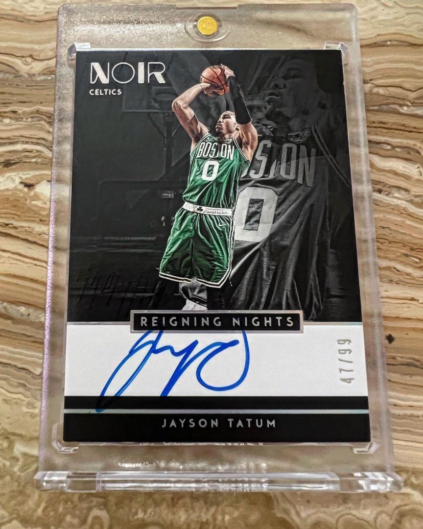 Noir Reigning Nights Jayson Tatum On Card Auto/99 (Include One 