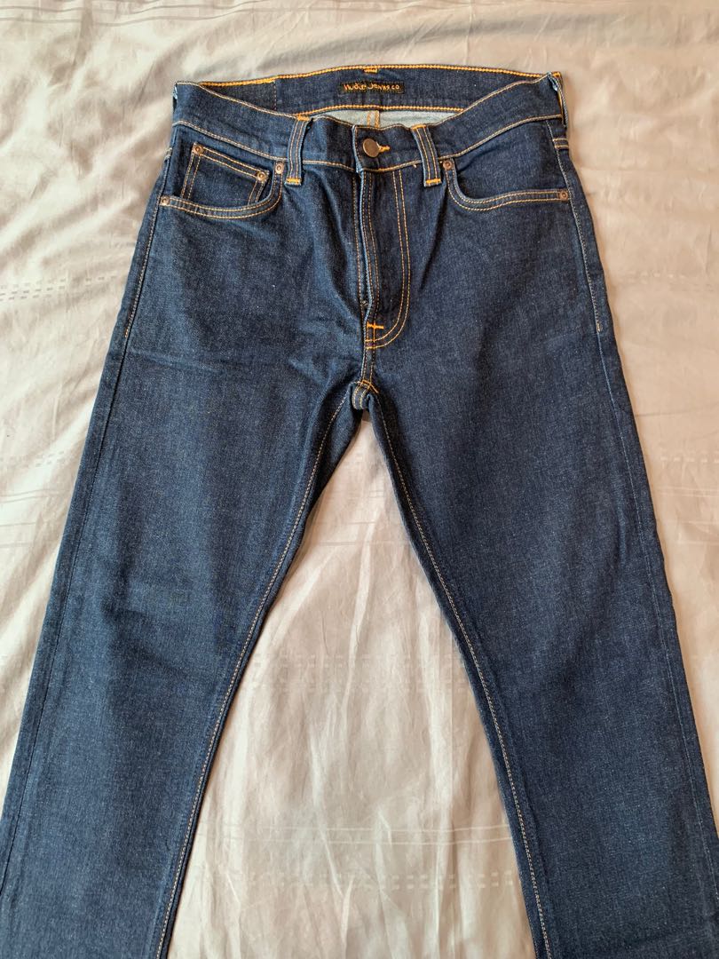 Nudie Jeans Lean Dean Orange Twill 