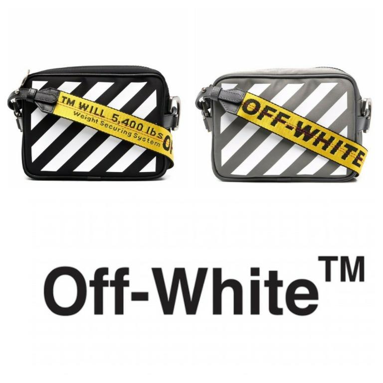 Buy Off-White Binder Nylon Small Crossbody 'Black/White' -  OMNQ003S22FAB0011001