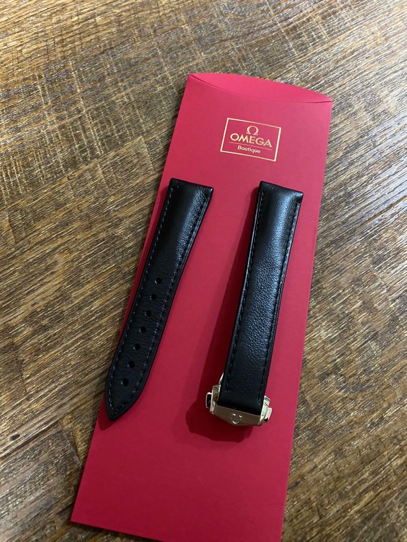 Genuine omega leather watch strap best sale