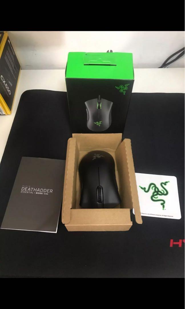 Original Razer DeathAdder Essential Wired Gaming Mouse Mice 6400DPI ...