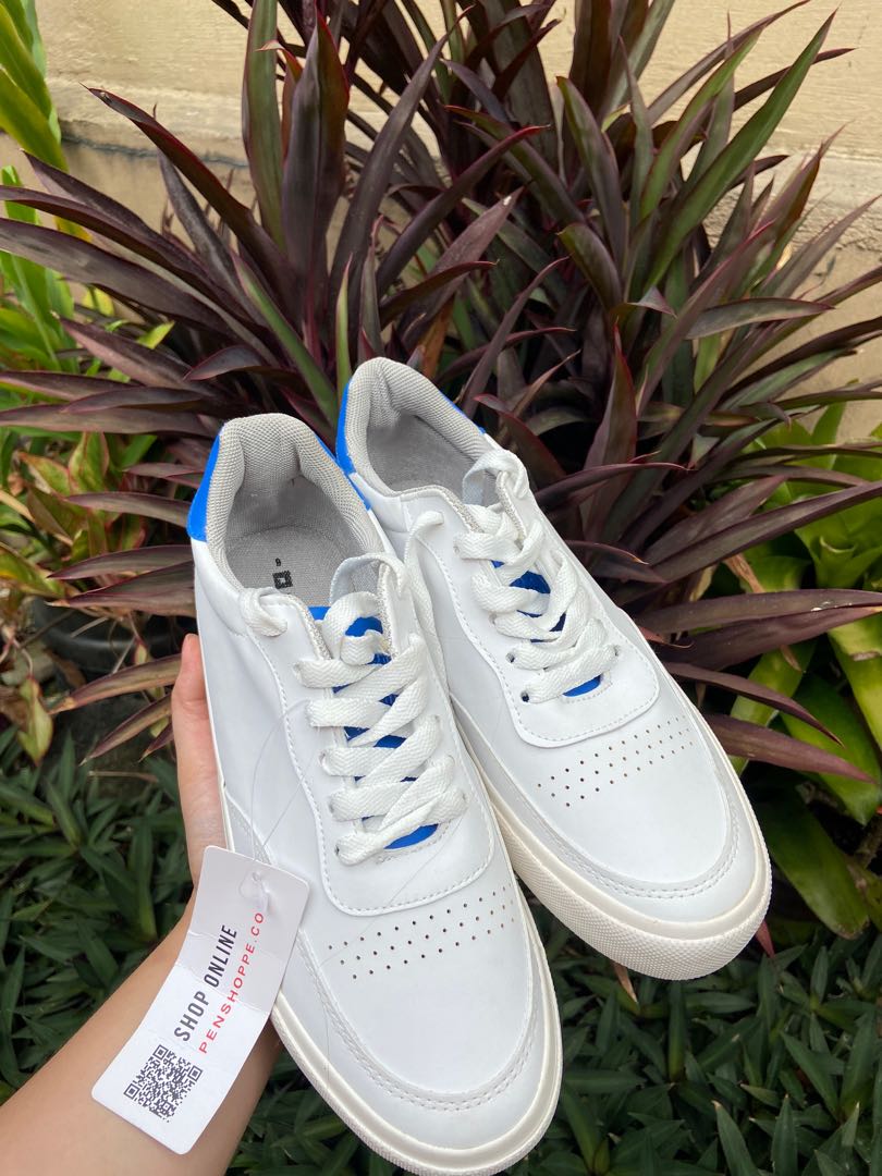 Brand New Penshoppe White Shoes with Price Tag Men s Fashion